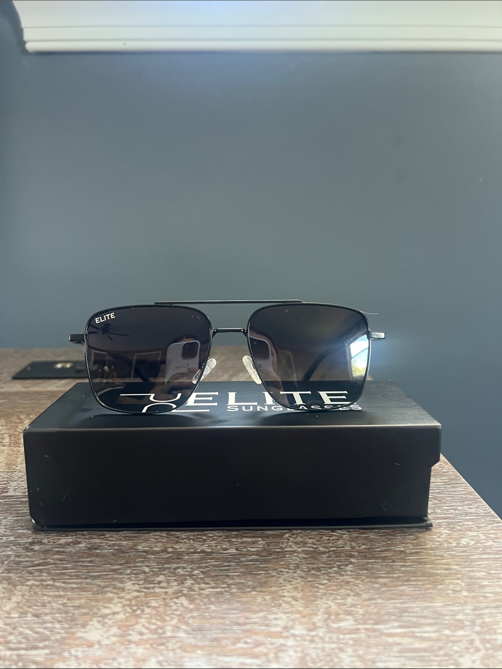 Black Square Sunglasses